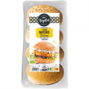 Hamburger Buns mit Sesam, BIO, 200g