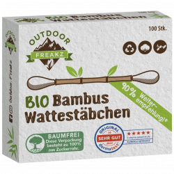Bambus Wattestäbchen, 100 St