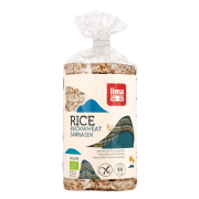 Bio Reiswaffeln Natur mit Buchweizen