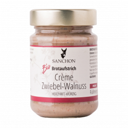 Bio Brotaufstrich Crème Zwiebel-Walnuss