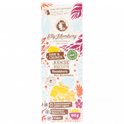 Bio Rohkost-Kekse Sanddorn