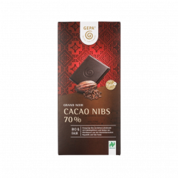 Cacao Nibs 70% Schokolade, 100g
