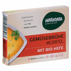 Bio Gemüse-Brühwürfel mit Hefe