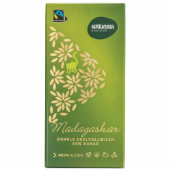 Bio Madagaskar Dunkle Edelvollmilch 55%