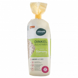 Bio Dinkel hell Buchstaben Nudeln