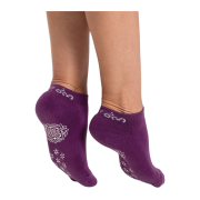 Rutschfeste Yoga Socken Adhara - viola