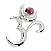 Silberschmuck OM mit Granat