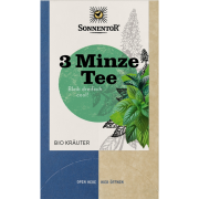 Bio 3-Minze Tee, 21,6 g, Doppelkammerbeutel
