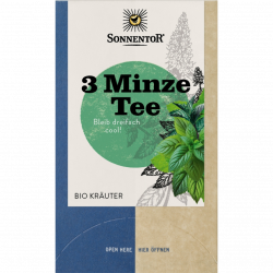 Bio 3-Minze Tee, 21,6 g, Doppelkammerbeutel