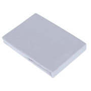 Spannbetttuch silber-grau