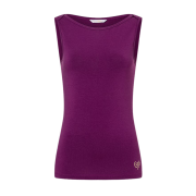 Tanktop Bambus high-neck - viola