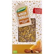 Winterschokolade gebrannte Mandel-Orange
