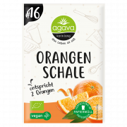 Bio Orangenschale, gerieben