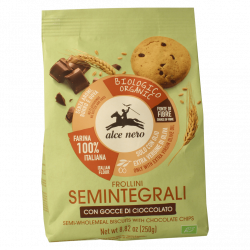 Bio Halbvollkorn-Schokokekse