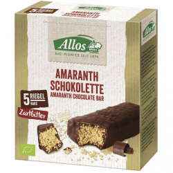 Bio Amaranth Schokolette-Zartbitterriegel