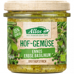 Bio Hof-Gemüse Ennos Erbse Basilikum