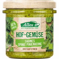 Bio Hof-Gemüse Sabines Spinat-Pinienkerne