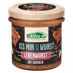 Bio Iss mir nicht Wurst Leberwurst mit Zwiebel