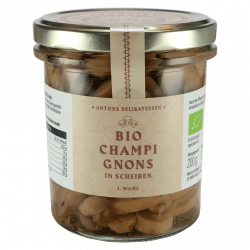Bio Champignons in Scheiben