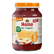 Bio Apfel mit Heidelbeere