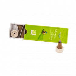Champa-Blüten Räucherkegel - Green Line 16 g