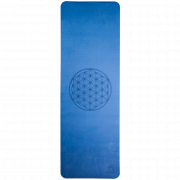 Yogamatte TPE ecofriendly - dunkelblau/hellblau