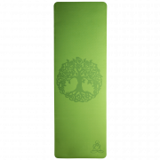 Yogamatte TPE ecofriendly - hellgrün / grau