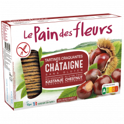 Bio Knusprige Kastanie-Schnitten glutenfrei