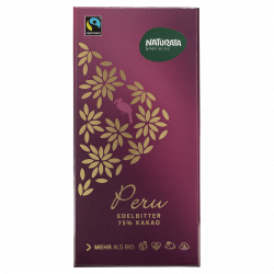 Bio Peru Edelbitter Sckokolade 75%
