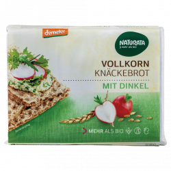 Bio Vollkorn-Knäckebrot mit Dinkel