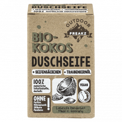 Bio Kokos, Duschseife mit Seifensäckchen