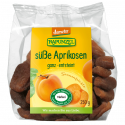 Bio Aprikosen süß, ganz, entsteint