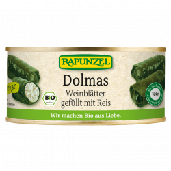 Bio Dolmas Weinblätter gefüllt mit Reis