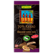 Bio Edelbitter Schokolade 70% Kakao mit Rapadura