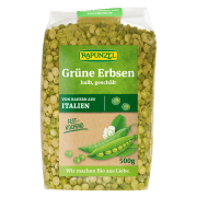 Bio Erbsen grün, halb, geschält