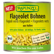 Bio Flageolet Bohnen in der Dose