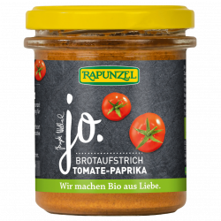 Bio jo. Brotaufstrich Tomate-Paprika