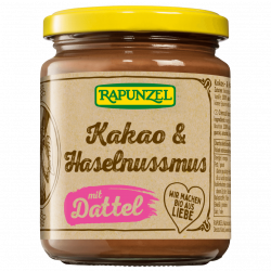 Bio Kakao & Haselnussmus mit Dattel