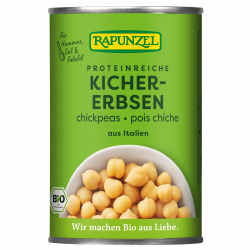 Bio Kichererbsen in der Dose