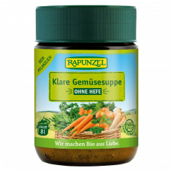 Bio Klare Suppe, ohne Hefe