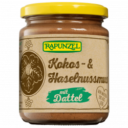 Bio Kokos- & Haselnussmus mit Dattel