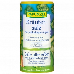 Bio Kräutersalz jodiert mit 15% Kräutern und Gemüse