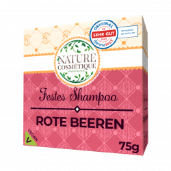 Festes Shampoo rote Beere