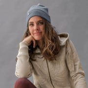 Beanie-Mütze blue-melange