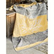 Flauschige Plaid-Decke Lotus