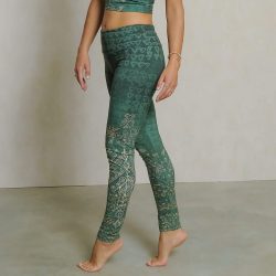 Yoga-Leggings Buddhi smaragd