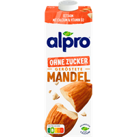 Alpro Mandel-Drink Geröstete Mandel Ohne Zucker vegan 1l