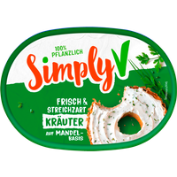 Simply V Streichzart Kräuter vegan 150g