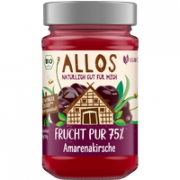 Allos Bio Frucht Pur 75% Amarenakirsche vegan 250g