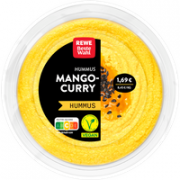 REWE Beste Wahl Hummus Mango-Curry vegan 200g